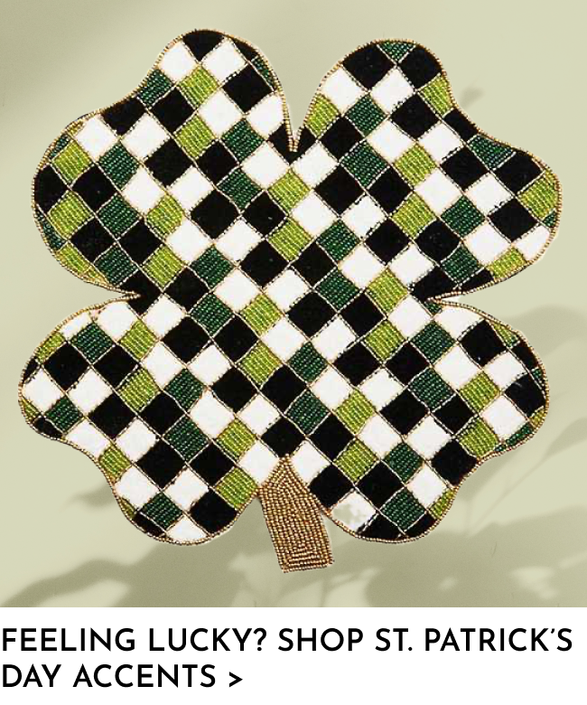 Feeling lucky? Shop St. Patrick's day accents